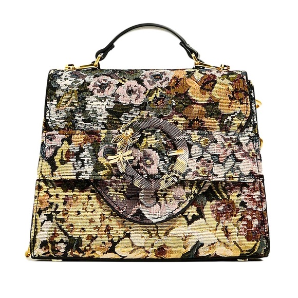 Zara Handbags - ZARA | Petite tapestry shoulder bag